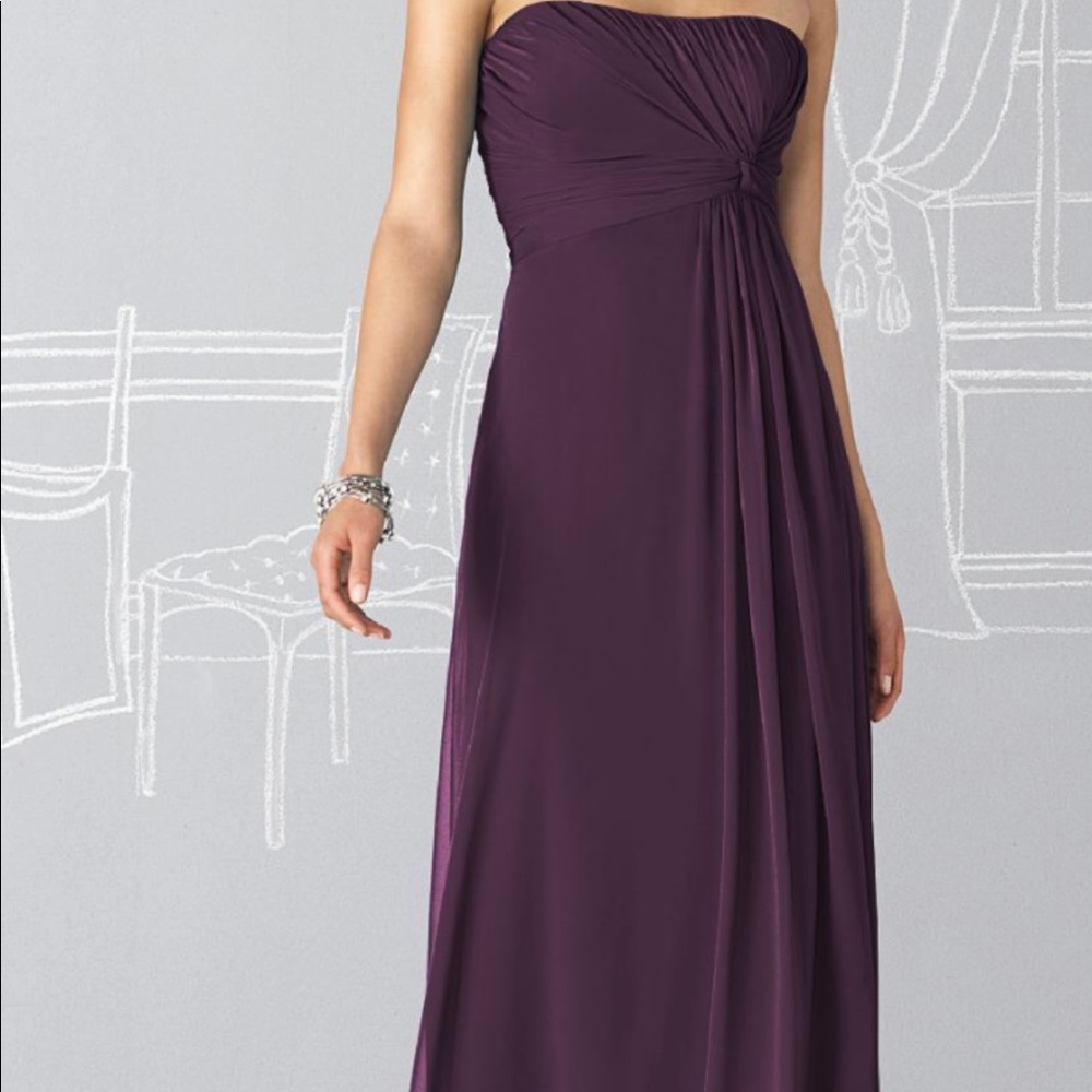 After Six 6623 Purple Bridesmaids dress Size 8